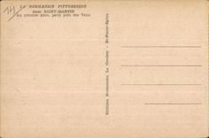CPA Normandie Pittoresque Anse Saint Martin Au premier plan petit port des Vaux