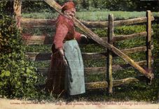 CPA Mon Costume Cher Comme Barrlere Ca n Chznge Pas d mod Folklore Costume Normandie Femme 