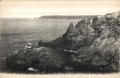 CPA Pointe Du Raz Baie des Trepasses le Moine couche et la Pointe du Van