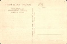 CPA Cote Sauvage Pointe Du Raz Le Phare de la Vieille