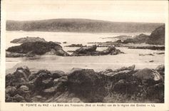 CPA Pointe du Raz La Baie des Trepasses (Boe an Anaon) vue de la region des Grottes
