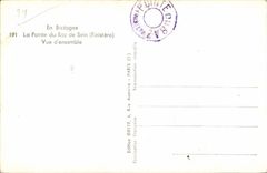 CPA La Pointe du Raz de Sein (Finistere) Vue d ensemble