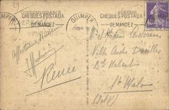 CPA La Pointe du Raz Baie des Trepasses Interieur de la Grotte de l Est