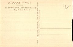 CPA Pointe du Raz De Sein (Finistere) Loge de Sarah Bernhardt