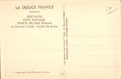 CPA Pointe du Raz De Sein (Finistere) Le Phare la Vieille Au Join l Ile de Sein