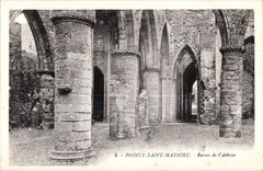 Environs de Brest - Pointe Saint Mathieu - Ruines de l Abbaye - CPA
