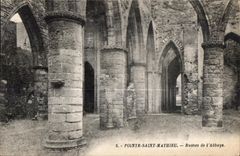 Environs de Brest - Pointe Saint Mathieu - Ruines de l Abbaye - CPA