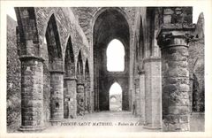 Environs de Brest - Pointe Saint Mathieu - Ruines de l Abbaye - CPA