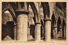 Environs de Brest - Pointe Saint Mathieu - Ruines de l Abbaye - CPA