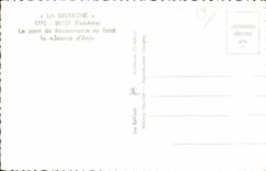 Brest - the Bridge of Recouvrance at the bottom the Jeanne Arc - CPSM