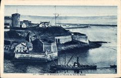 Brest - La Semaphore et l Entree du Port de Guerre - CPA