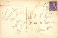 Brest - Le Pont National Bateau - CPA