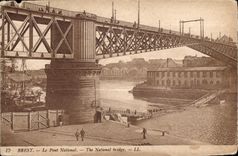 Brest - the National Bridge - CPA