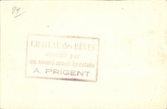 Brest - Chateau des Reves - CPA