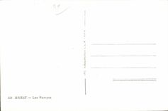 Brest - Les Rampes - CPA 