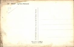 Brest - Le Pont National - CPA 