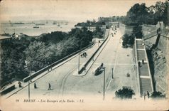Brest - Les Rampes et La Rade - CPA 