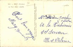 Brest - Le Pont Albert Louppe - CPSM