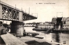 Brest - Le Grand Pont Ouvert - CPA 
