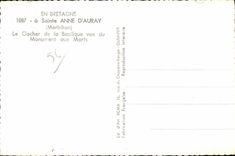 Sainte Anne Auray - the Bell-tower of the Basilica - CPSM