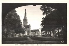 Sainte Anne d Auray - Basilique vue de la Scala - CPA 