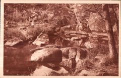 Huelgoat - Exit of the Pit - CPA