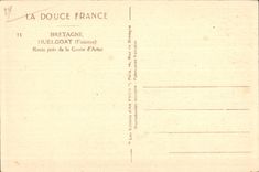 Huelgoat - Road close to the Cave Artus - CPA