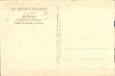 CPA Lampaul (Finistere) Details of the Porch and Martyrdom