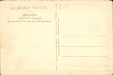 CPA Lampaul (Finistere) the XVI century old Banner (Saint Sacrament)