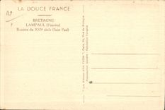 CPA Lampaul (Finistere) the XVI century old Banner (Saint Paul)