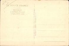 CPA Lampaul (Finistere) church (XVI century)