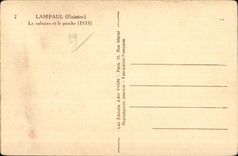 CPA Lampaul (Finistere) the Martyrdom and the Porch (1533)