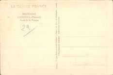 CPA Lampaul (Finistere) Furnace bridge of Passion