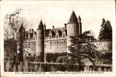 Castillo historico de CPA de Josselin y de la clase appatient con la familia de Rohan