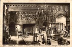 CPA Josselin Interieur del castillo que la sala de estar cuenta en cuAl era muestra corrige de Nantes