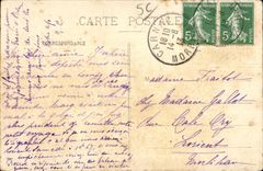 CPA Carnac Interleur of Church