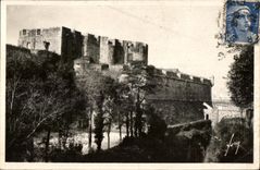 CPA Brest the Old Castle Seen of the Dajot Course