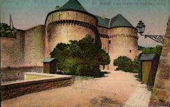 CPA Brest the Gate of the castle