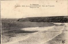 CPA Brittany Finistere Environs Audierne Baie of Do not trespass of Van