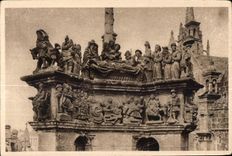 CPA Guimilau (Finistere) La Douce France Bretagne Le Calvaire