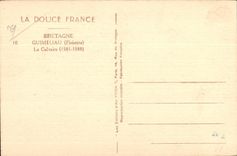 CPA Guimilau (Finistere) La Douce France Bretagne Le Calvaire