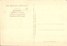 CPA Lampaul (Finistere) Soft Brittany France the Martyrdom of Saint Miliau (XVII century old Retable)