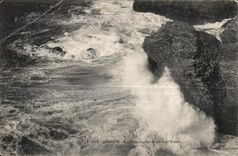 Beautiful CPA Isle Bangor Details of vaguenesses to the port of Wazen