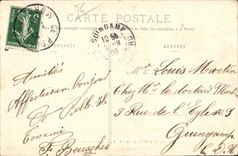 Beautiful CPA Isle Bangor Details of vaguenesses to the port of Wazen