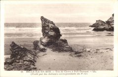 CPA Belle Island at sea Tere de Clown has Port Giving (Visit by the corresponding Coaches of the P O)