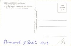 CPSM Kernascleden (Morbihan) XV century old Frescos