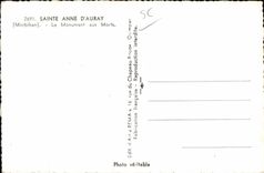 CPSM Sainte Anne D Auray (Morbihan) Le Monument aux Morts