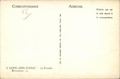 CPA Sainte Anne the Fountain