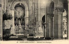 CPA Sainte Anne d Auray Interieur de la Basilique Orgue
