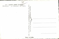 CPSM Sainte Anne D Auray (Morbihan) Le Monument aux morts